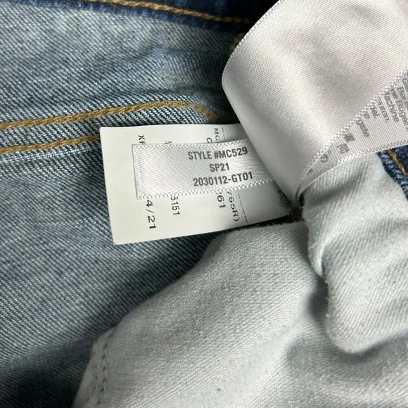 Madewell High Rise Skinny Jeans Markland Dark Wash size 28 Blue Tencel Denim - Picture 8 of 9